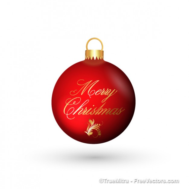 Christmas red Christmas tree christmas ball greeting card about holiday New Year